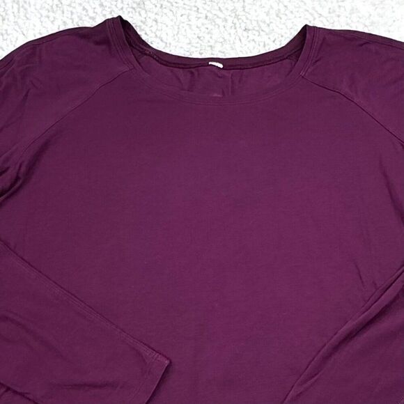 Lululemon Emerald Long Sleeve Tee Marvel Purple - Picture 6 of 8